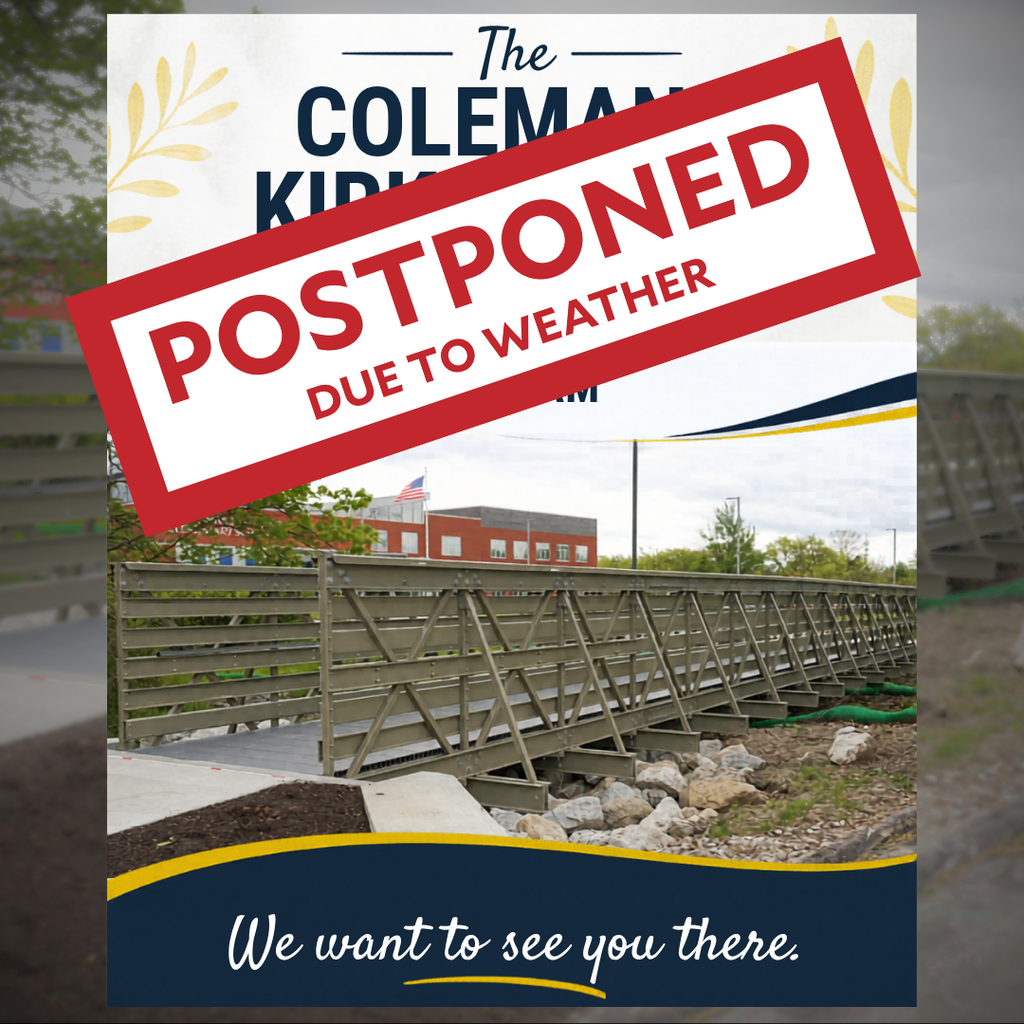 bridge dedication ceremony postponed due to weather flyer