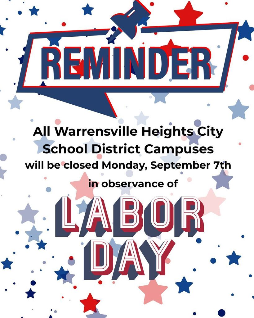 social media post about Labor day school closings
