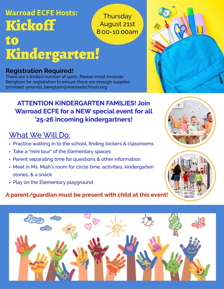 Kickoff to Kindergarten