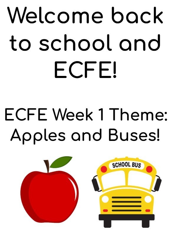 ECFE Starts Monday!