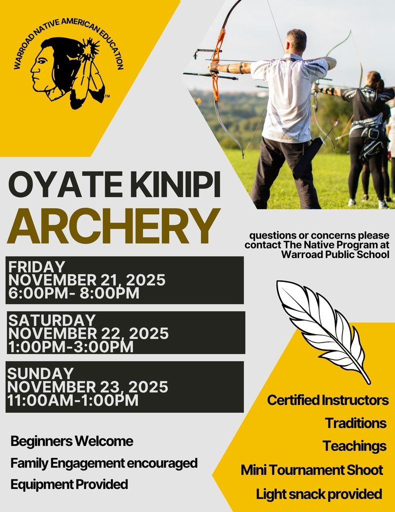 Archery schedule