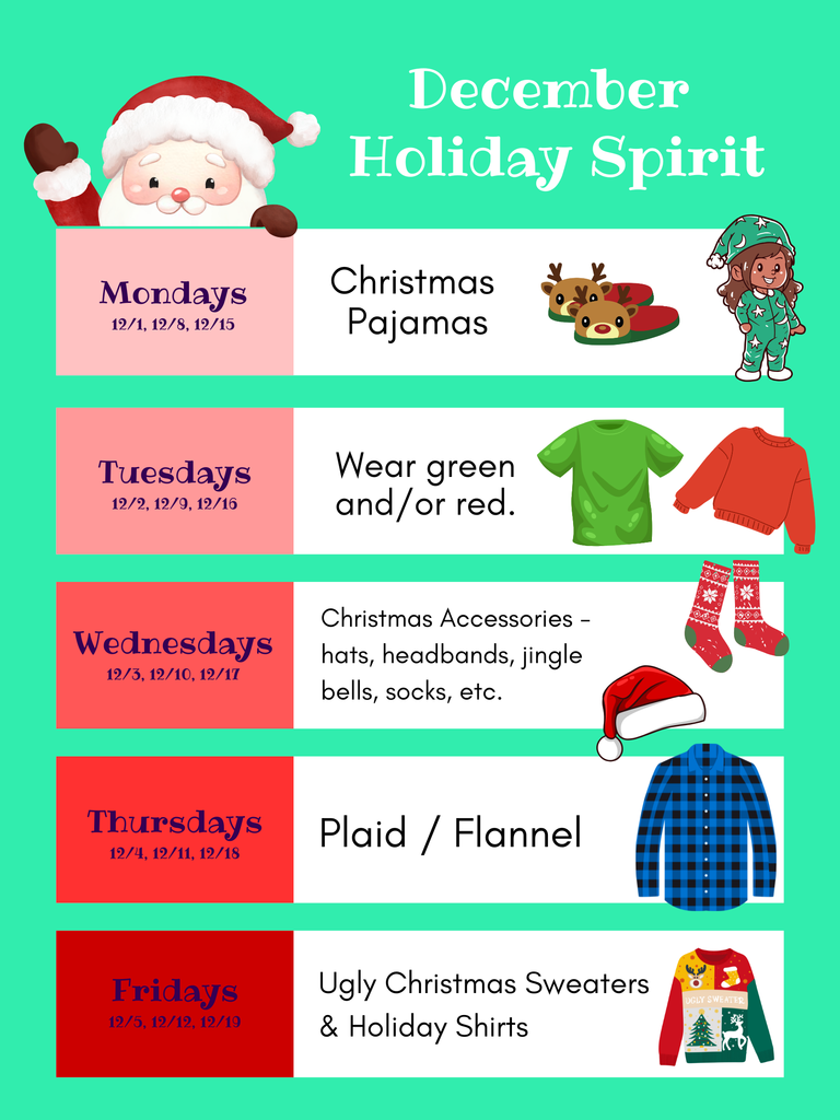 December Dress Up Days
