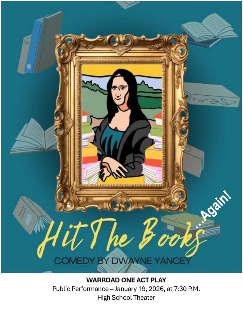 One Act Play Public Performance - January 19th at 7:30 p.m.