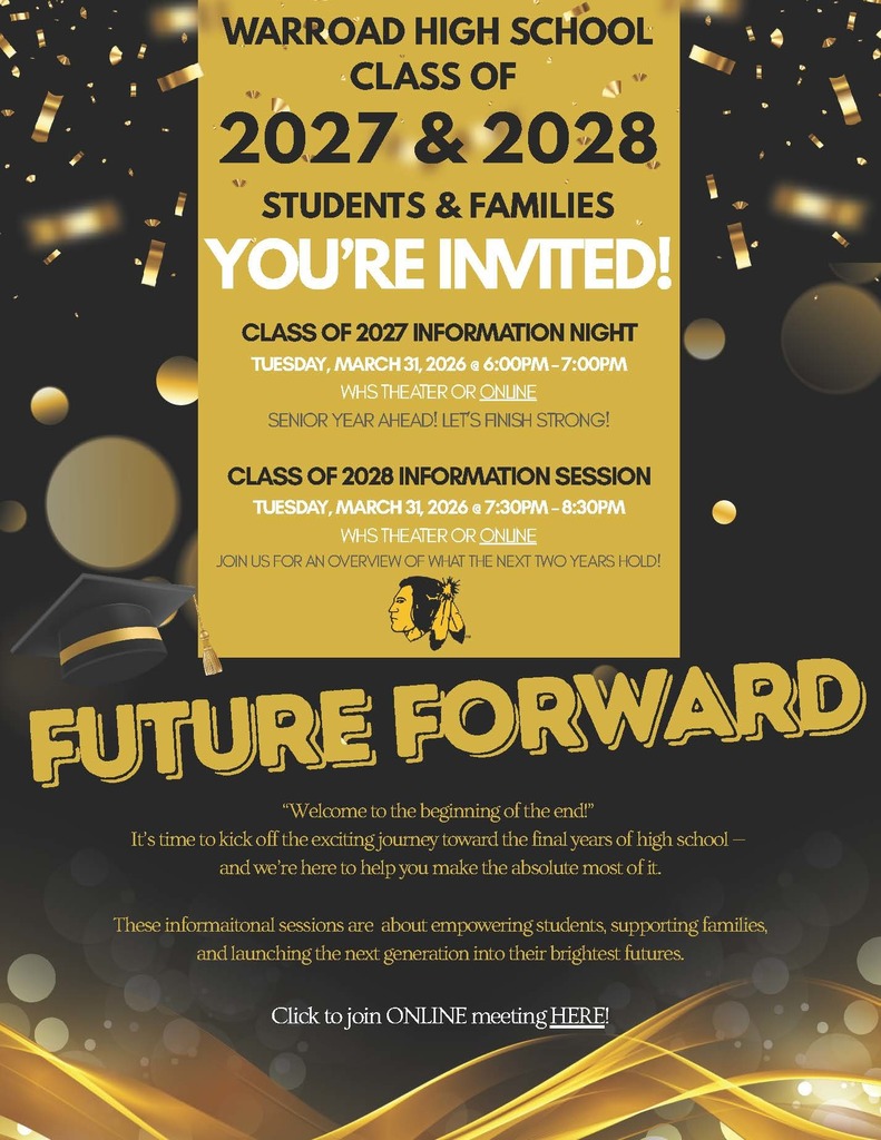 10th grade and 11th grade Information Night