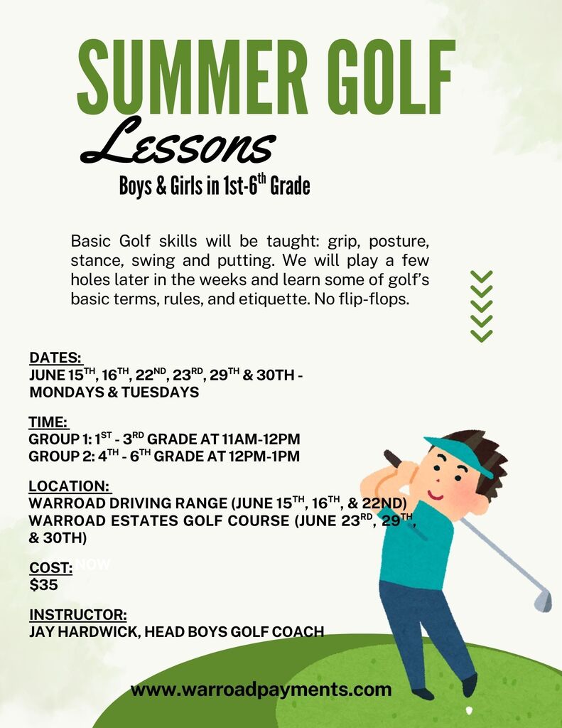 Summer Golf Lessons