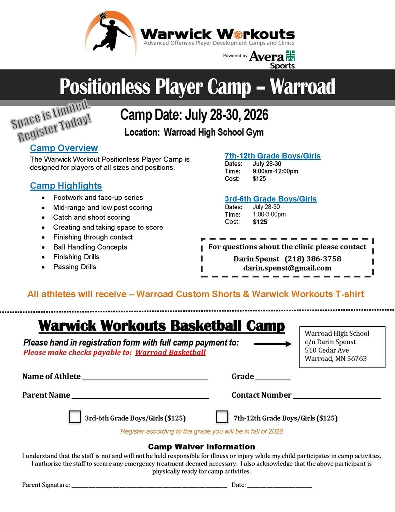 Warwick Basketball Camp
