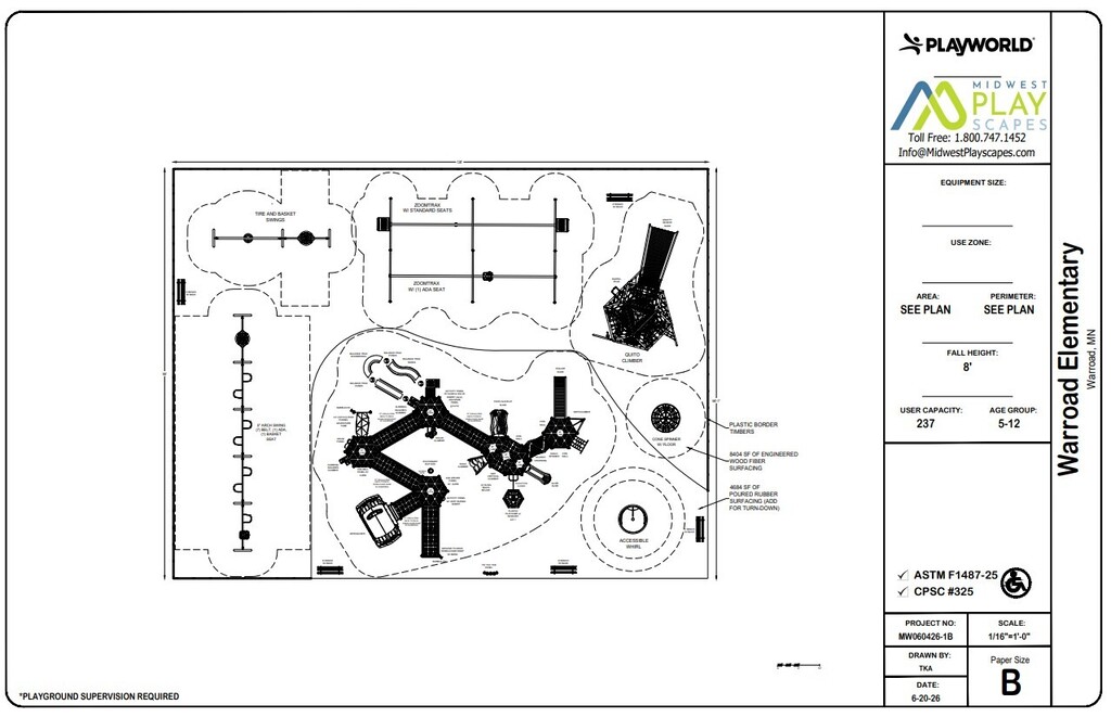 Playground Site Plan