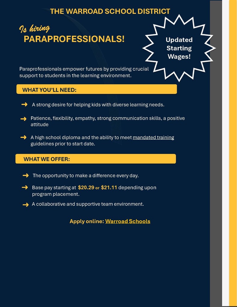 Paraprofessional Wanted