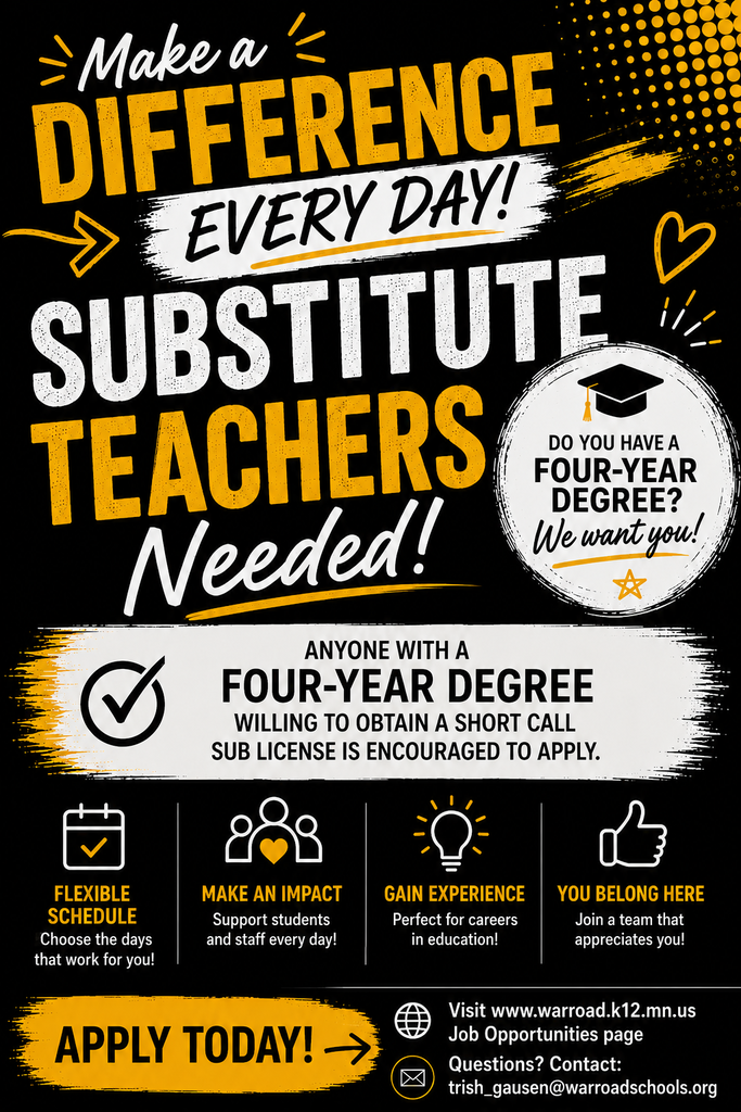 Sub Teachers wanted!