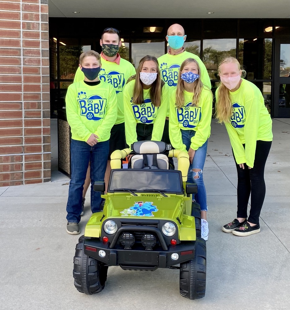 GoBabyGo Students with Car