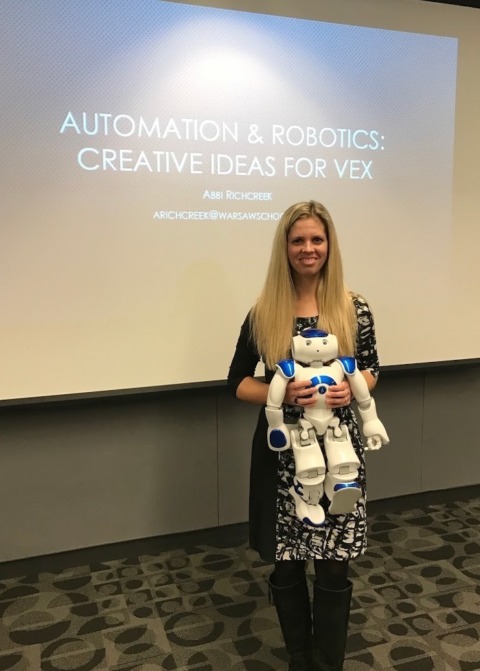 Abbi Richcreek & Rowdy the Robot