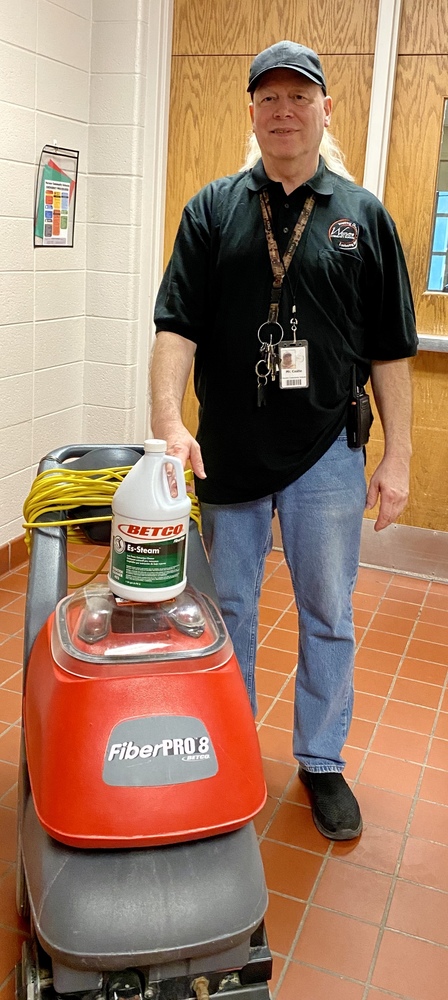 Custodian Mike Castle