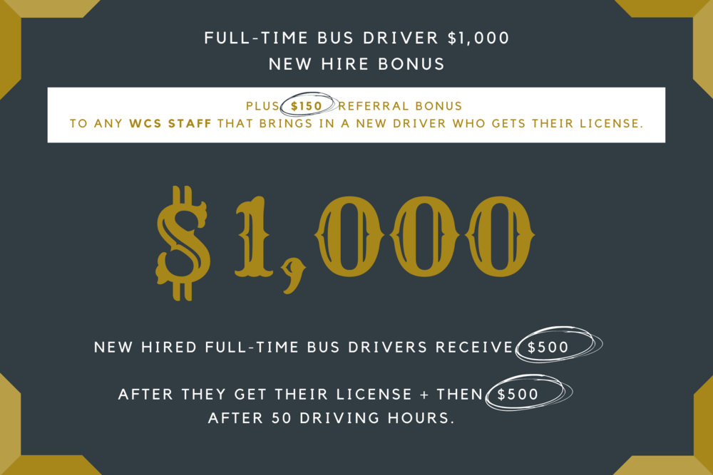 New Hire Bonus $1000