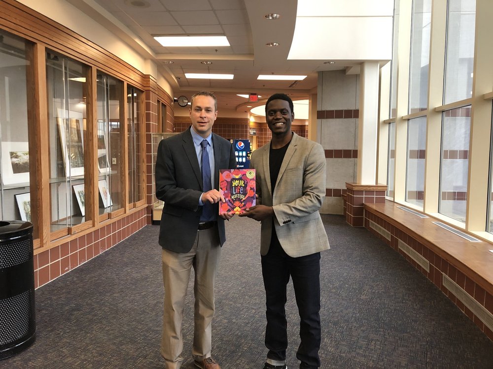 Dr. Hoffert & Chris Singleton