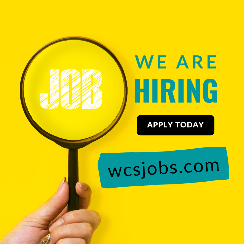 We are hiring poster