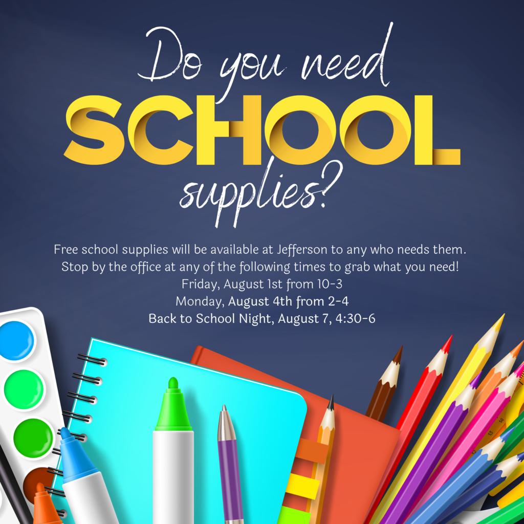school supplies (English)