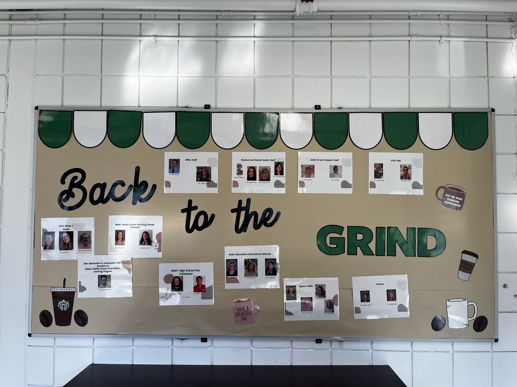 back to the grind coffee bulletin board