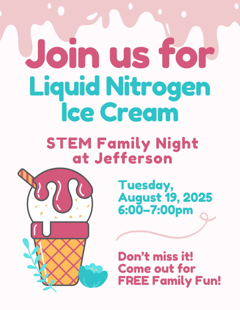 STEM Night 8/19 Ice Cream