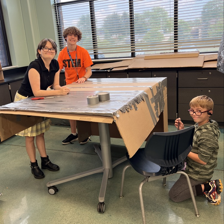 Cardboard Boat building 