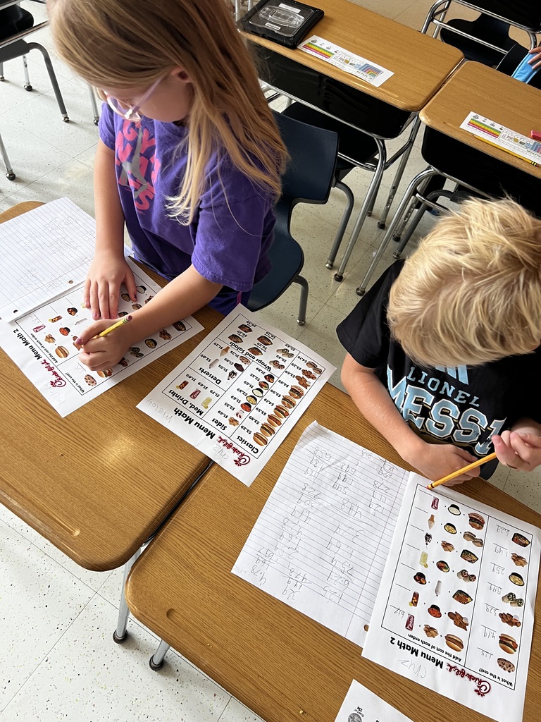 Choosing their menu items