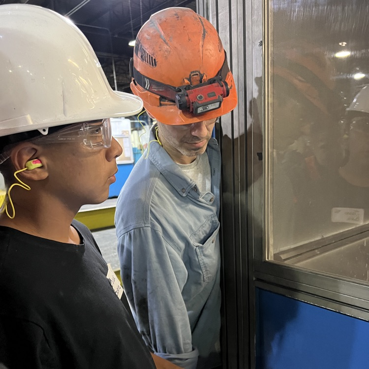 Automation & Robotics students tour Dalton Foundry to see industrial robots in action.