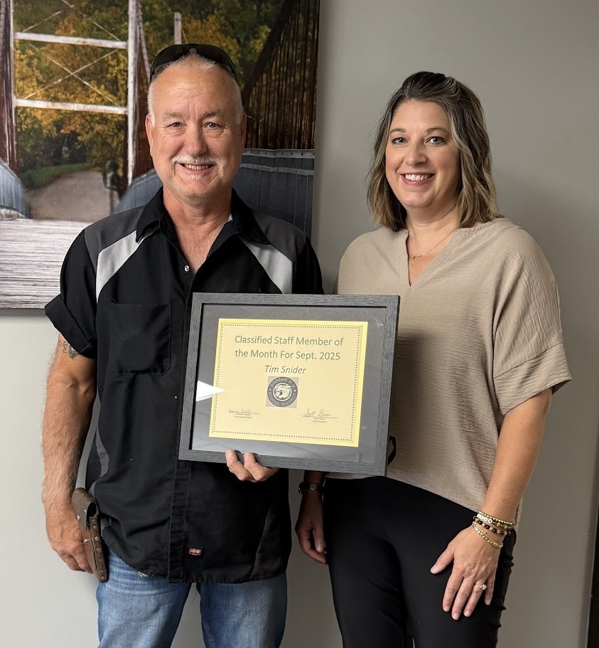 Classified Staff Member of the Month September 2025: Tim Snider