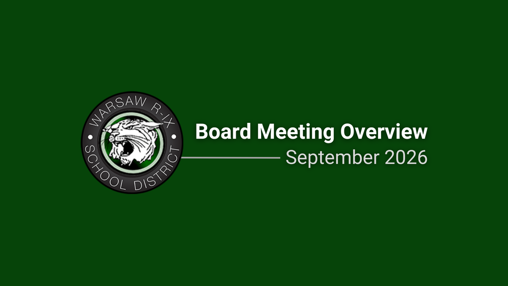 board meeting overview september 2026
