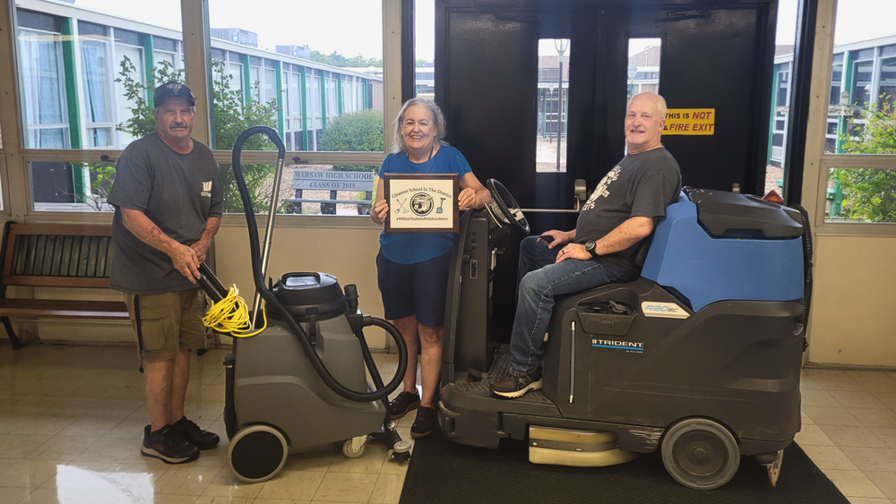 CLEANEST SCHOOL IN THE DISTRICT