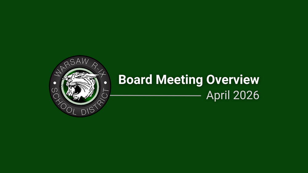 April 2026 board meeting
