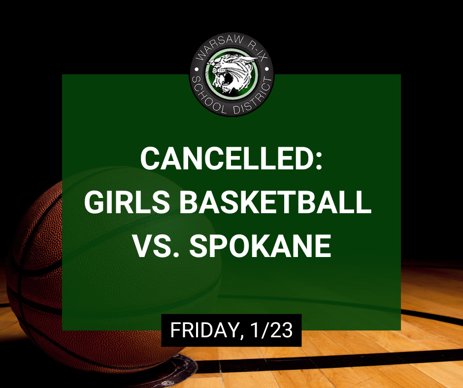 girls basketball game cancelled vs spokane friday 1/23