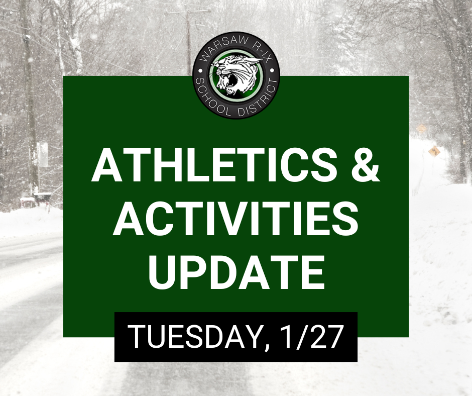athletic & activities update 1/27