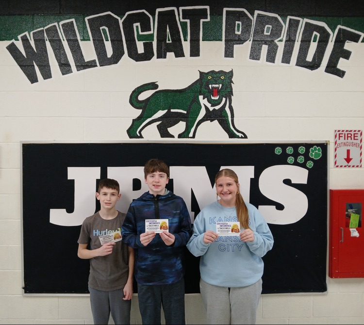 JBMS students of the month January 2026