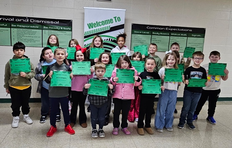 north elementary student of the month January 2026