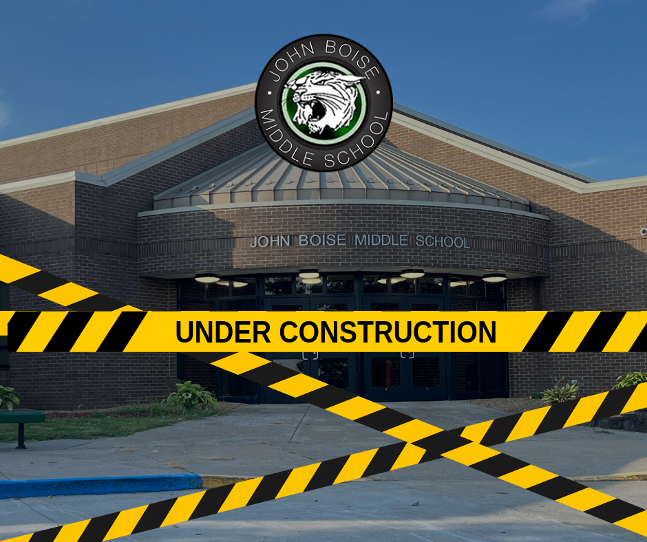 jbms entrance under construction beginning 3/6