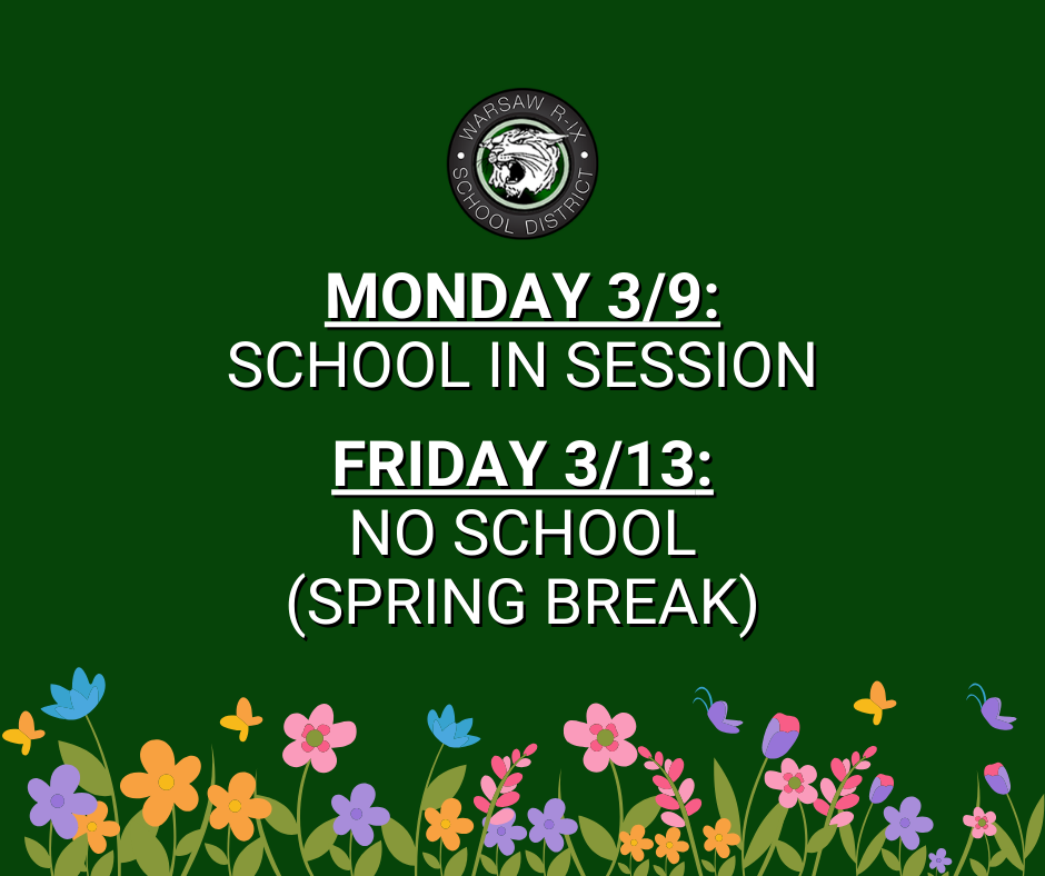 spring break notice 2026