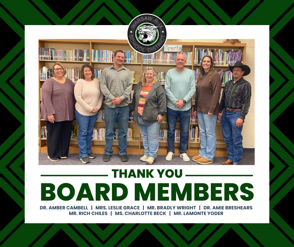 thank you board members