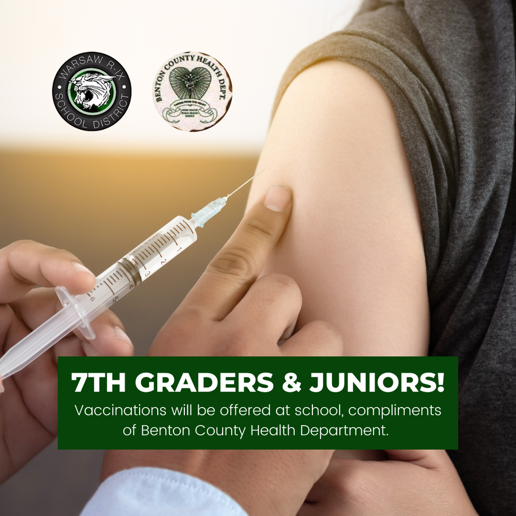7th graders and juniors vaccine requirements