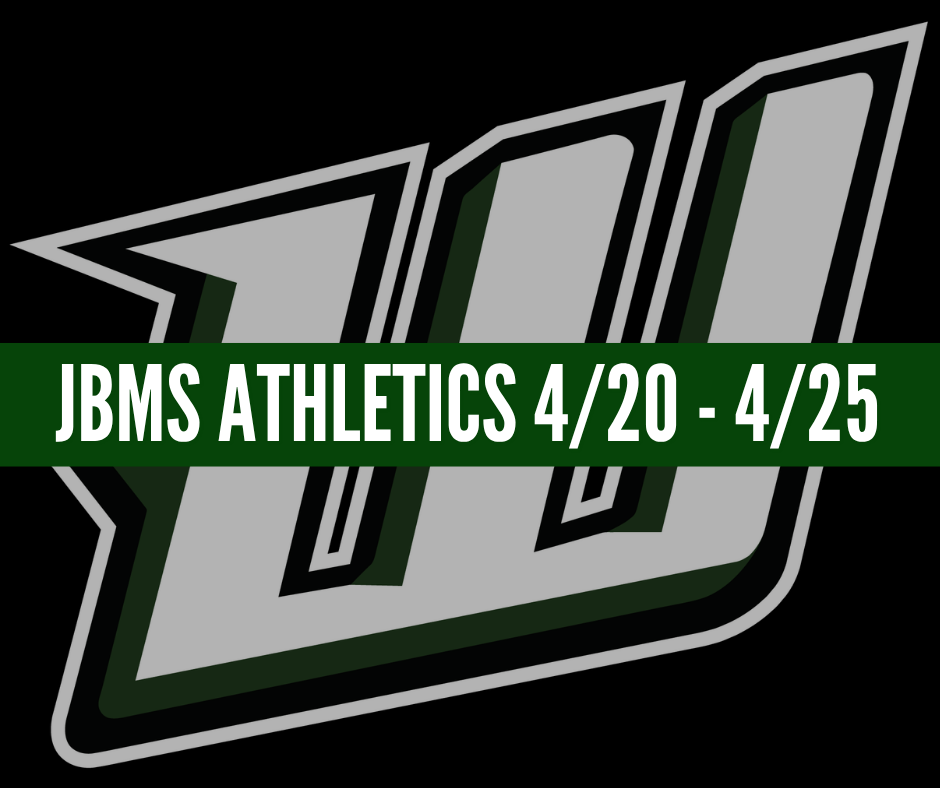 jbms athletics 4/20-4/25