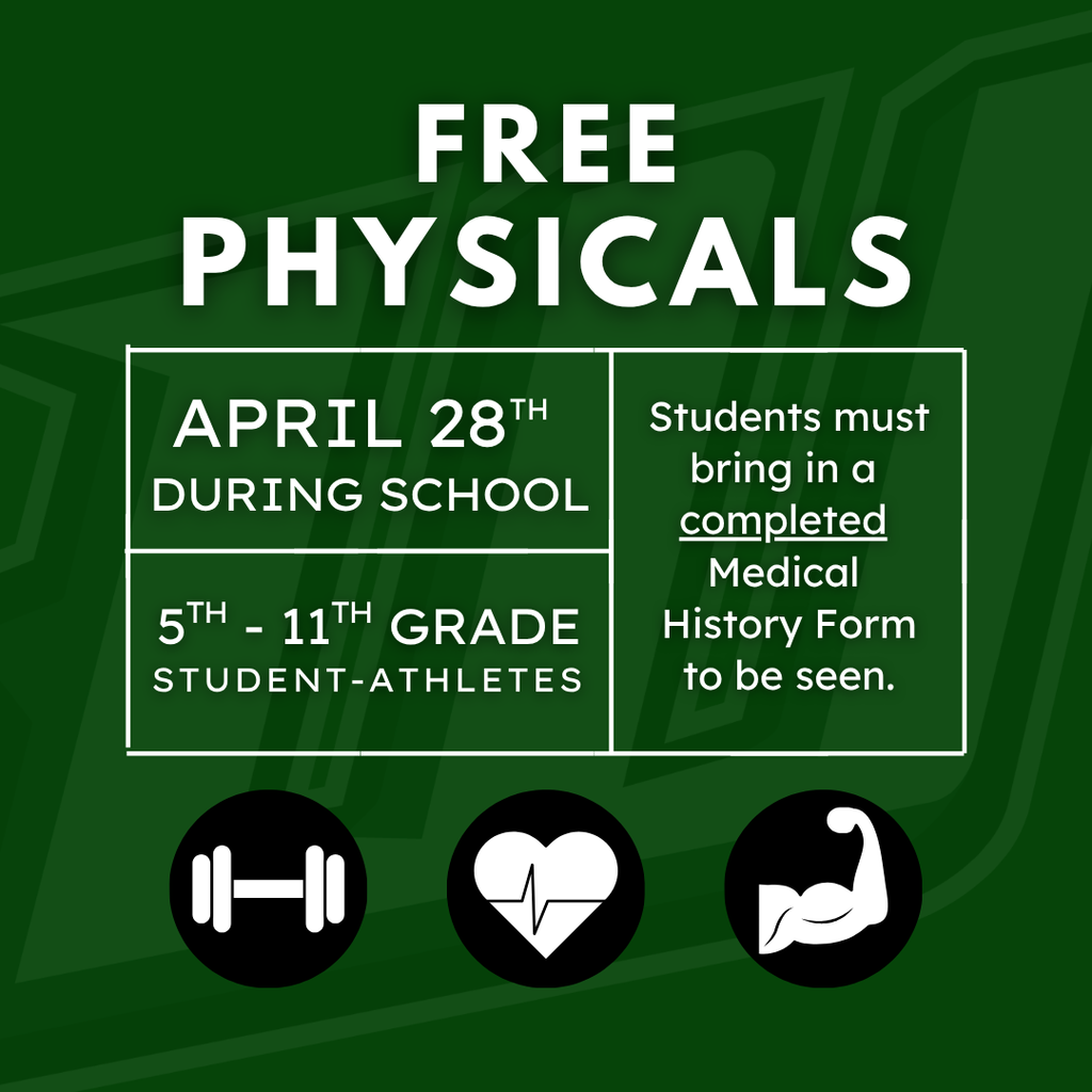 free physicals april 28th