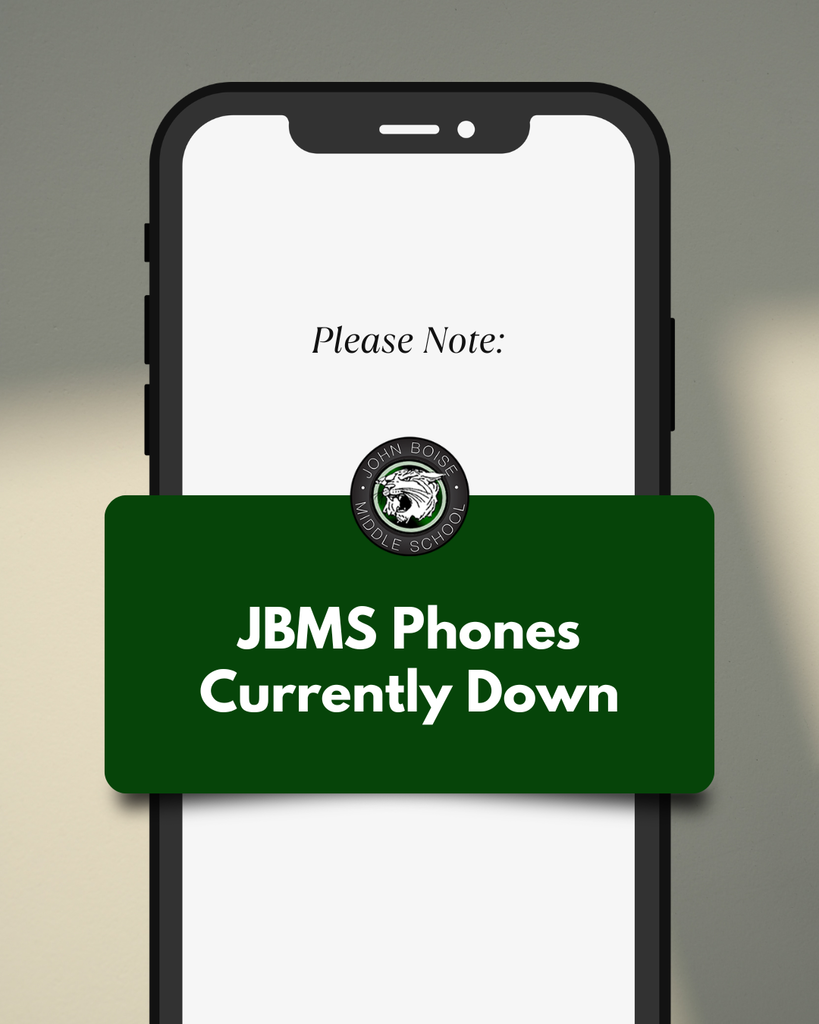 please note jbms phones currently down