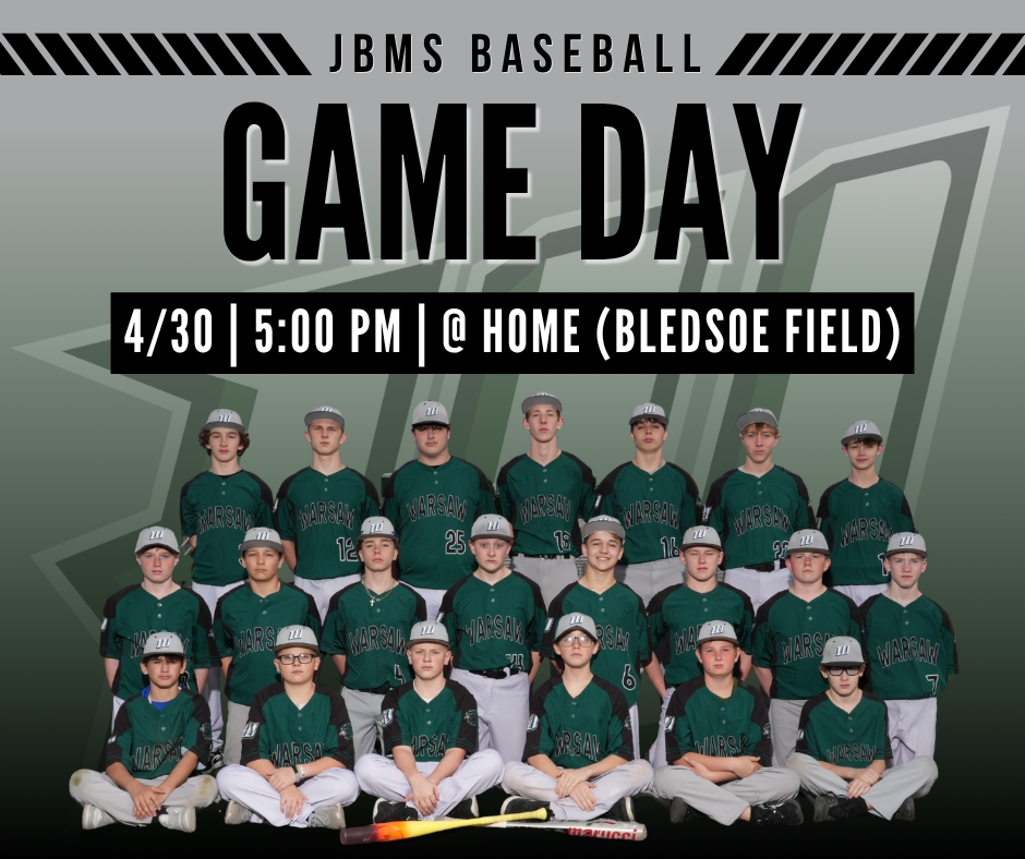 game day 4/30 at home