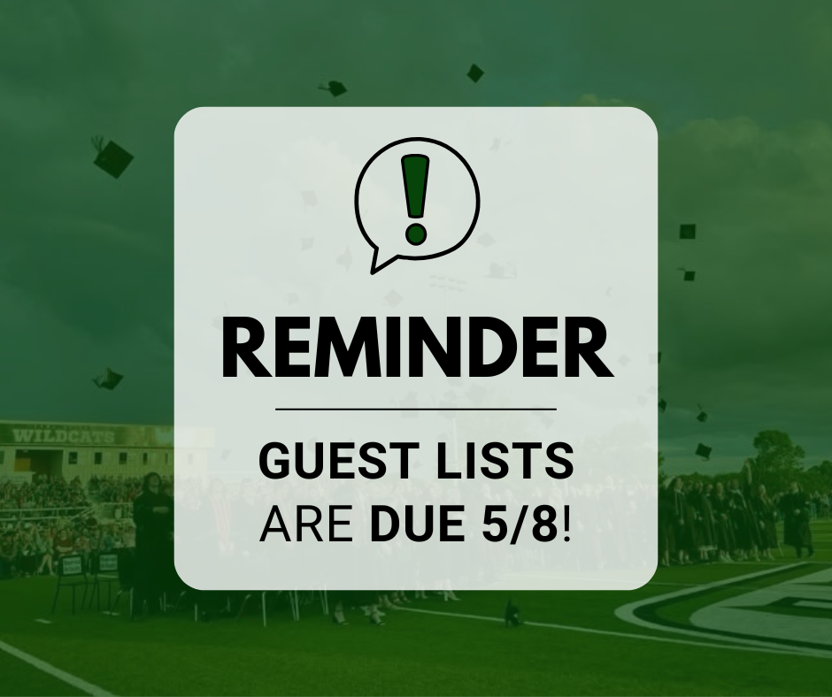 reminder guest lists are due 5/8