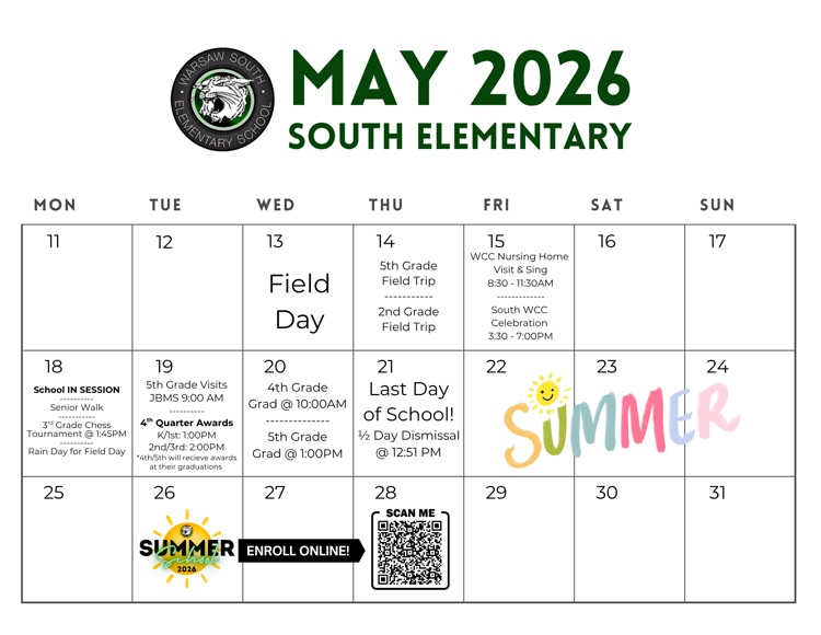 south elementary may 2026