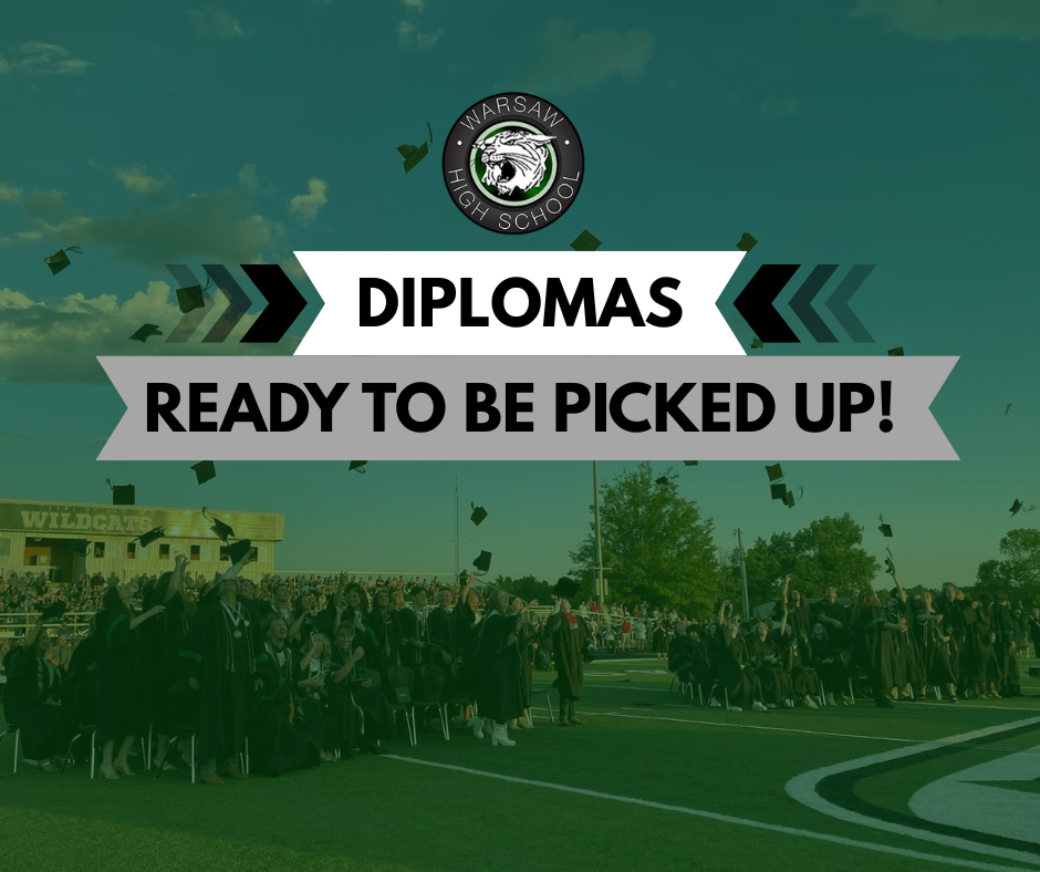 diplomas ready to be picked up