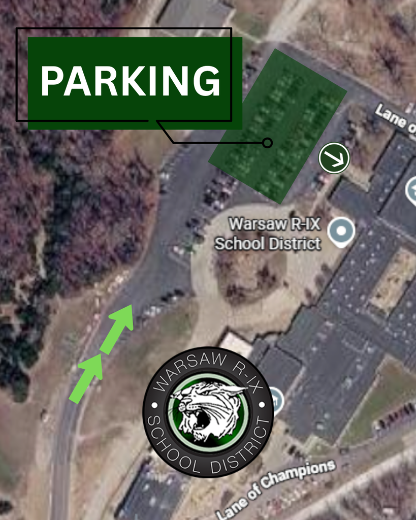 parking and entrance