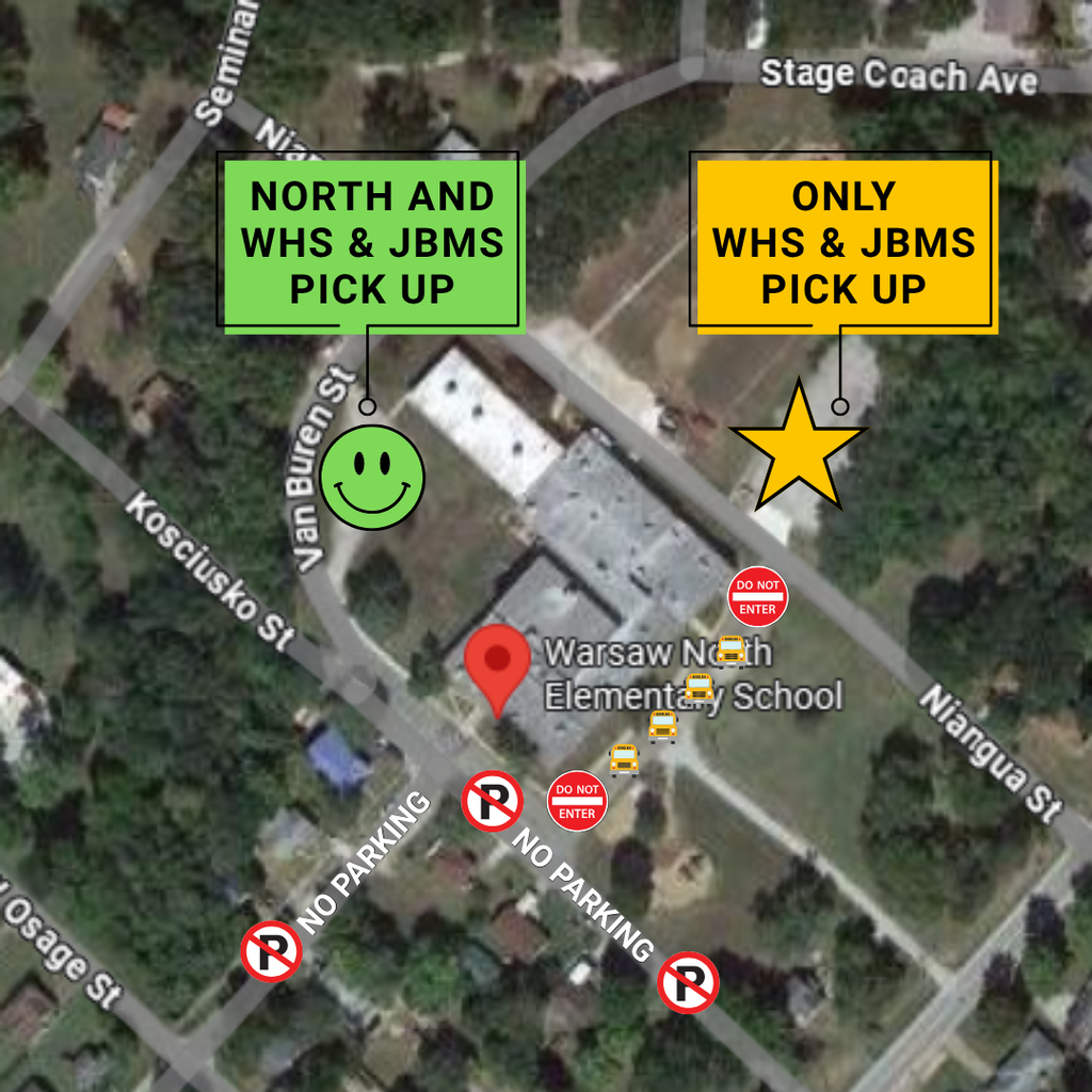 north elementary bus rider pick up