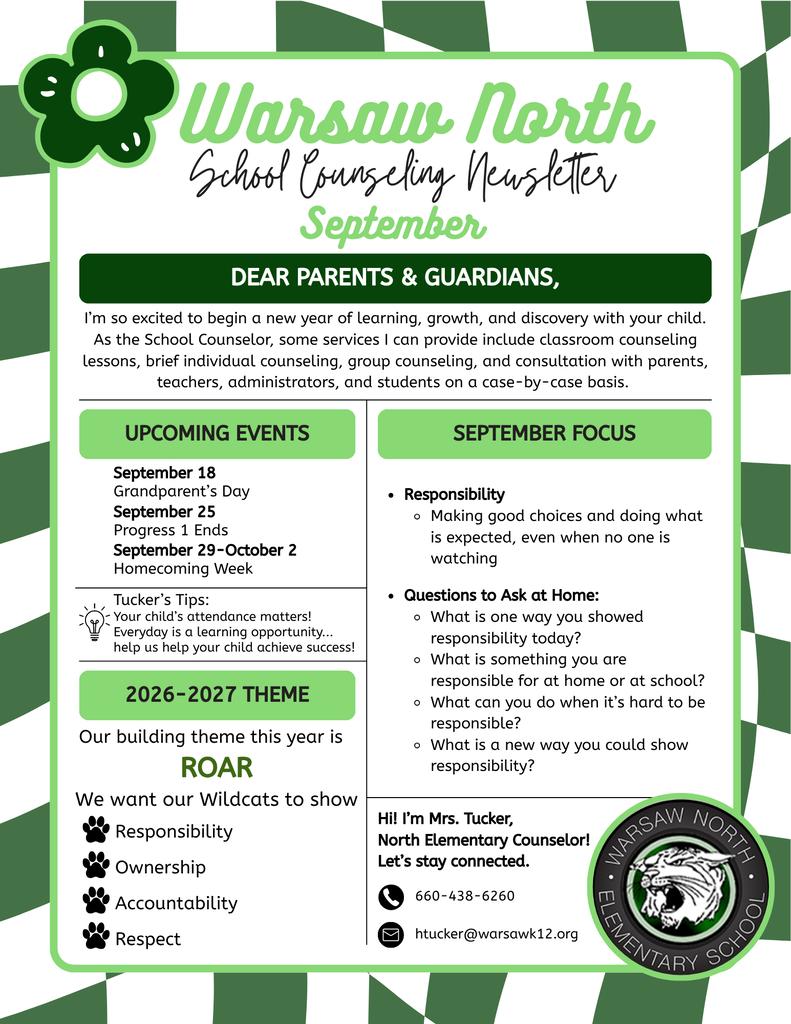 north elementary school counseling newsletter