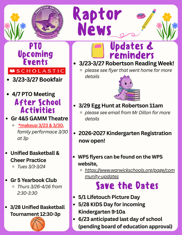 Weekly Newsletter