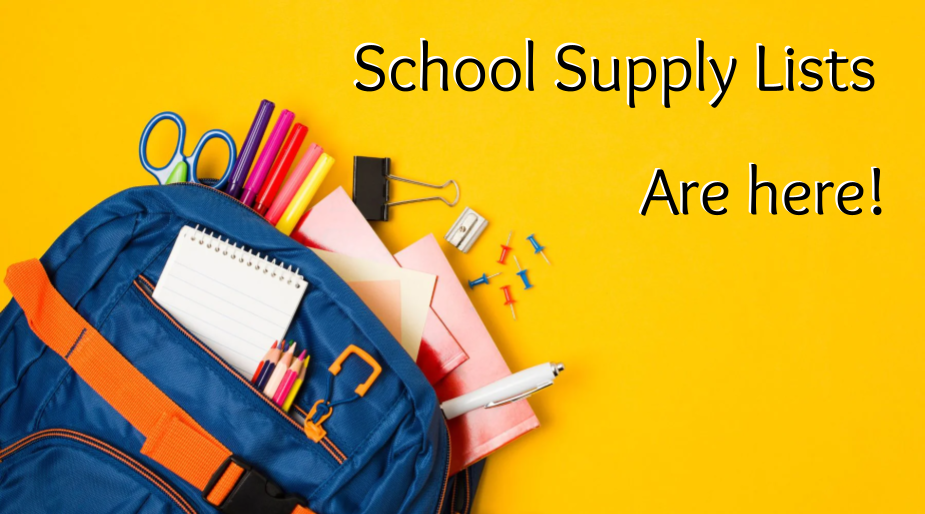 School Supply Lists