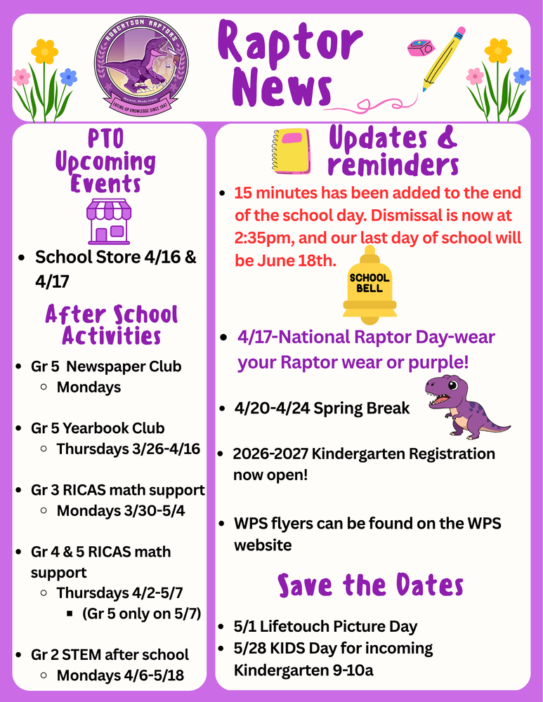 Weekly Newsletter